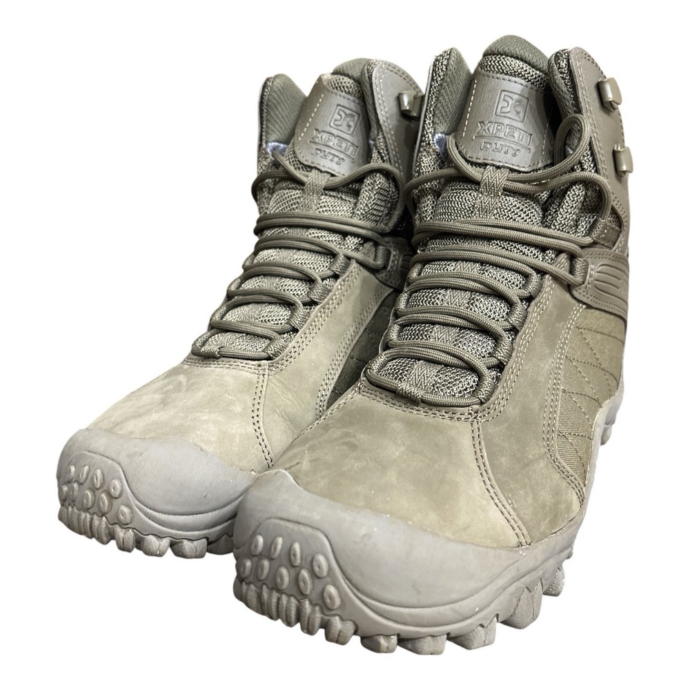XPETI Men's Raptor‎ Waterproof Combat Military Tactical Boots 10.5 Coyote Brown